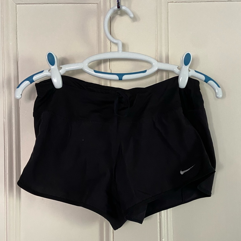 Nike Dri-Fit running shorts in size medium - black